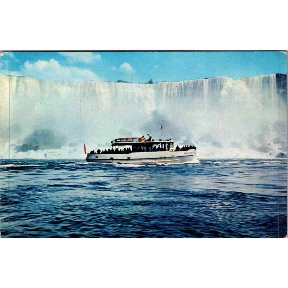 Maid of The Mist Seeing Niagara Falls Vintage Postcard SP17-28